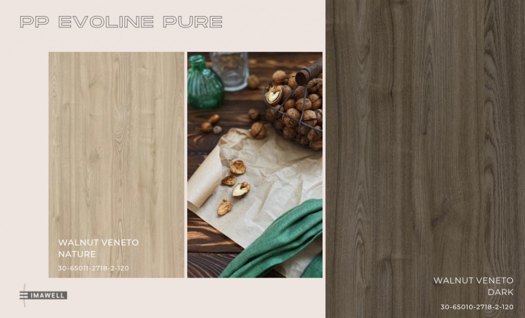 WALNUT VENETO NATURE 65011WALNUT VENETO DARK 65010 WALNUT VENETO NATURE 65011WALNUT VENETO DARK 65010