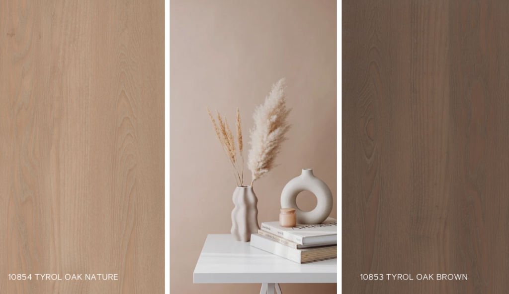 TYROL OAK NATURE 10854 TYROL OAK BROWN 10853 TYROL OAK NATURE 10854 TYROL OAK BROWN 10853